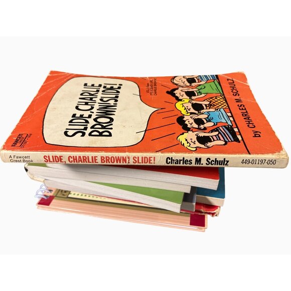 Slide Charlie Brown! Slide! By Charles M. Schulz Vintage Paperback Vol. II - Picture 15 of 16